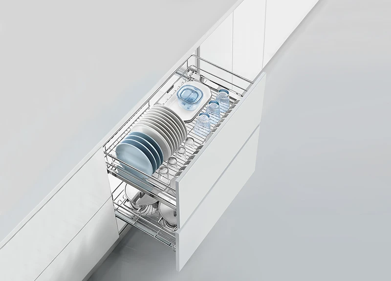 pull out dish basket