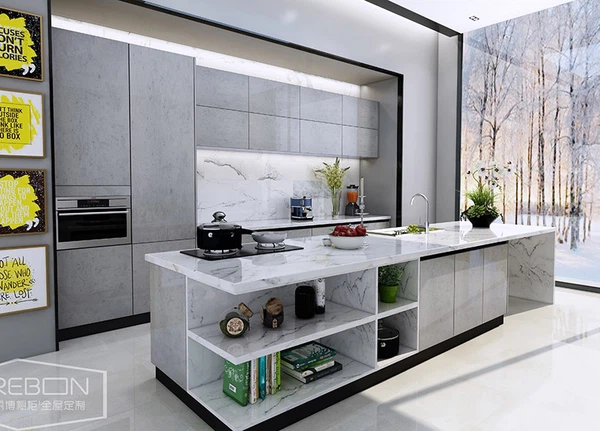 Grey Modern PVC Cupboards Grey Modern PVC Cupboards