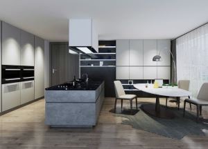 安いメラミンパントリーの食器棚