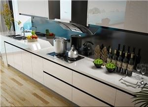 耐久性のあるラッカーキッチンキャビネット